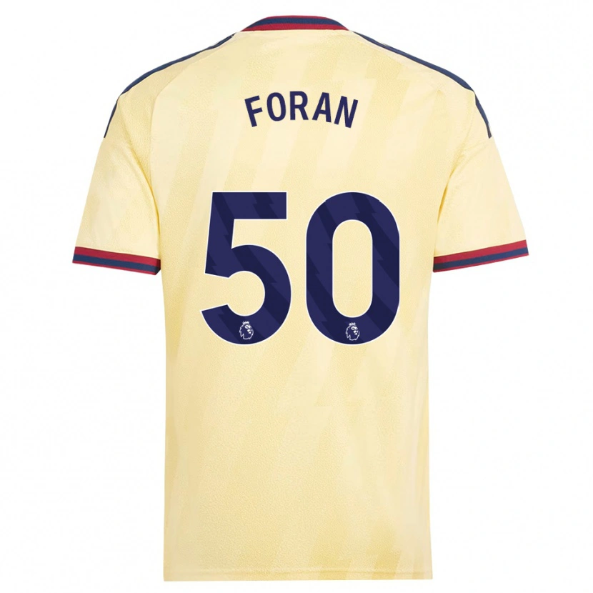 Danxen Niño Camiseta Taylor Foran #50 Amarilloclaro Azulmedianoche Equipación Tercera 2026/27 La Camisa