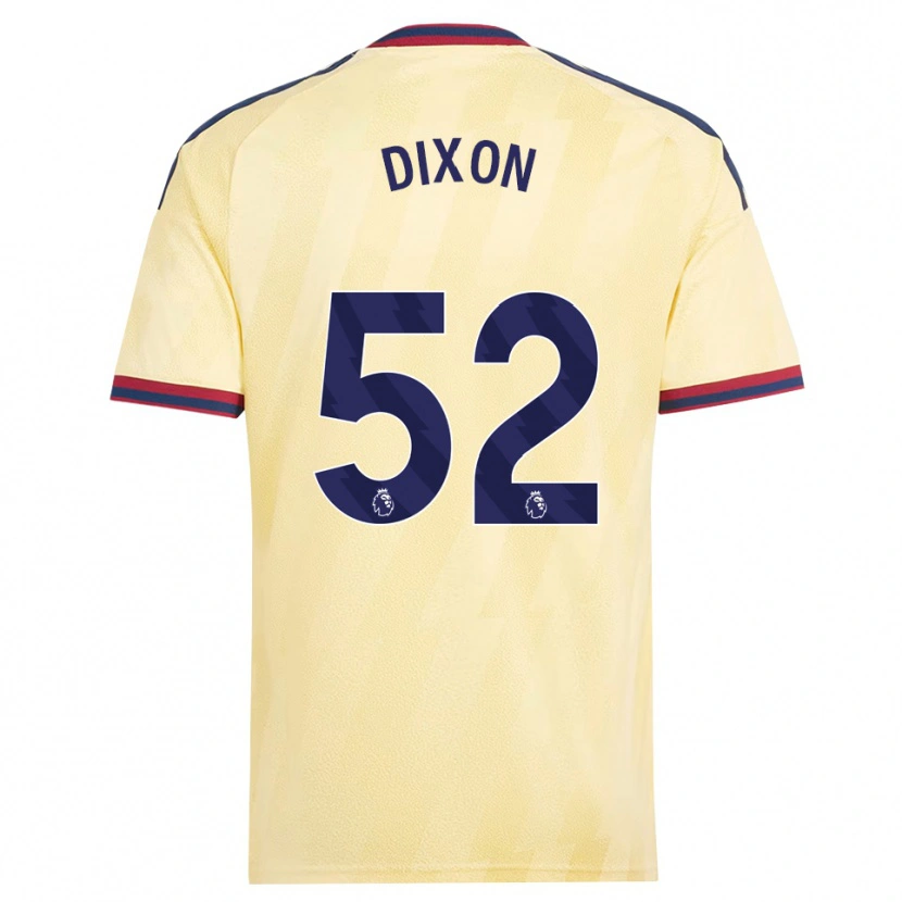 Danxen Niño Camiseta Jaden Dixon #52 Amarilloclaro Azulmedianoche Equipación Tercera 2026/27 La Camisa