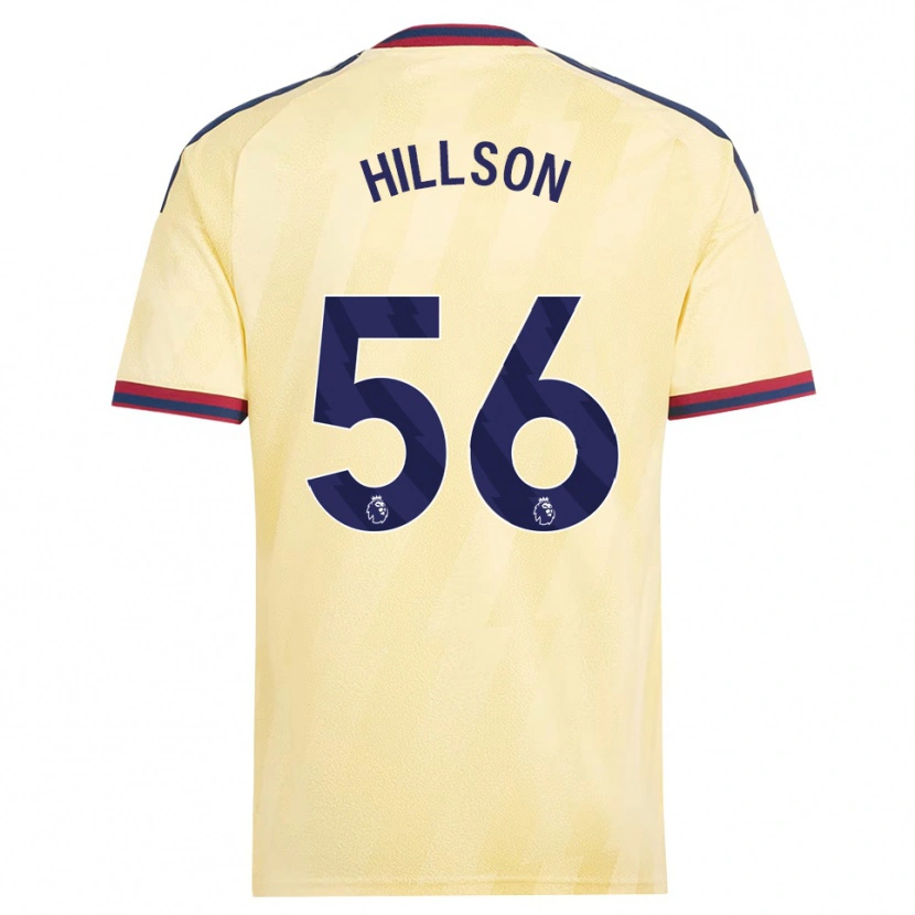 Danxen Niño Camiseta James Hillson #56 Amarilloclaro Azulmedianoche Equipación Tercera 2026/27 La Camisa