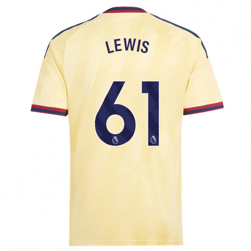 Danxen Niño Camiseta George Lewis #61 Amarilloclaro Azulmedianoche Equipación Tercera 2026/27 La Camisa