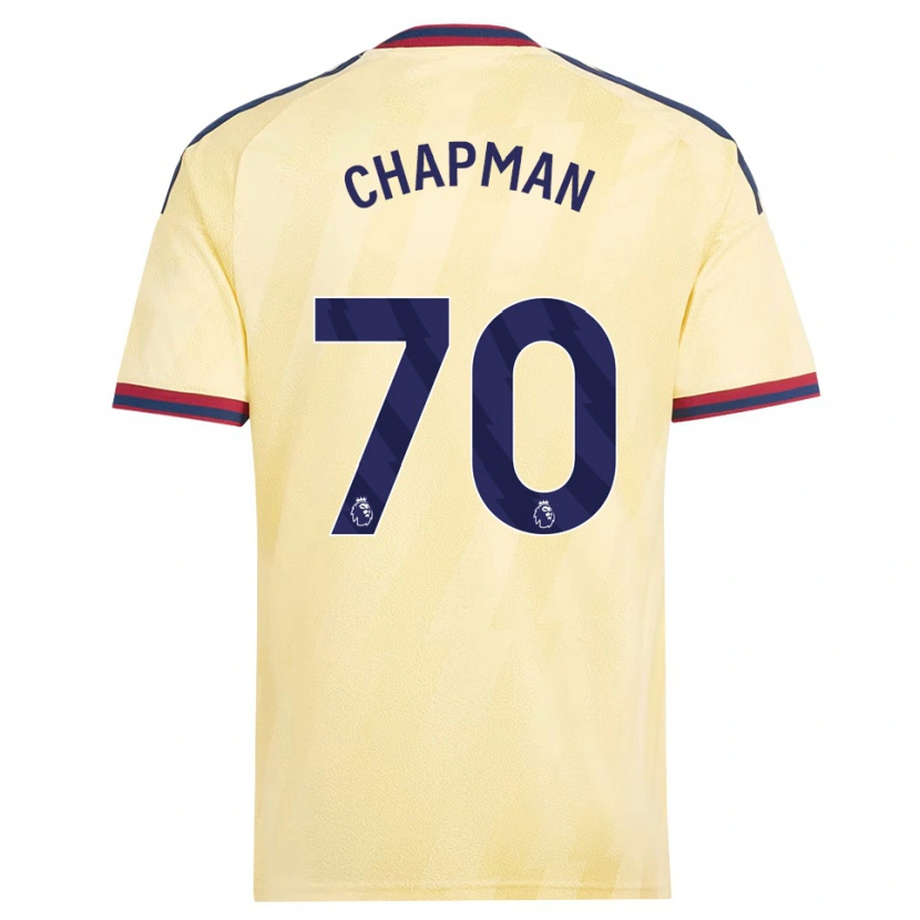 Danxen Niño Camiseta Samuel Chapman #70 Amarilloclaro Azulmedianoche Equipación Tercera 2026/27 La Camisa