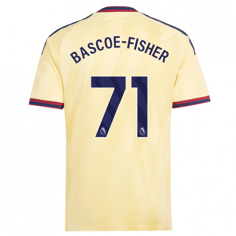 Danxen Niño Camiseta Jakai Bascoe-Fisher #71 Amarilloclaro Azulmedianoche Equipación Tercera 2026/27 La Camisa