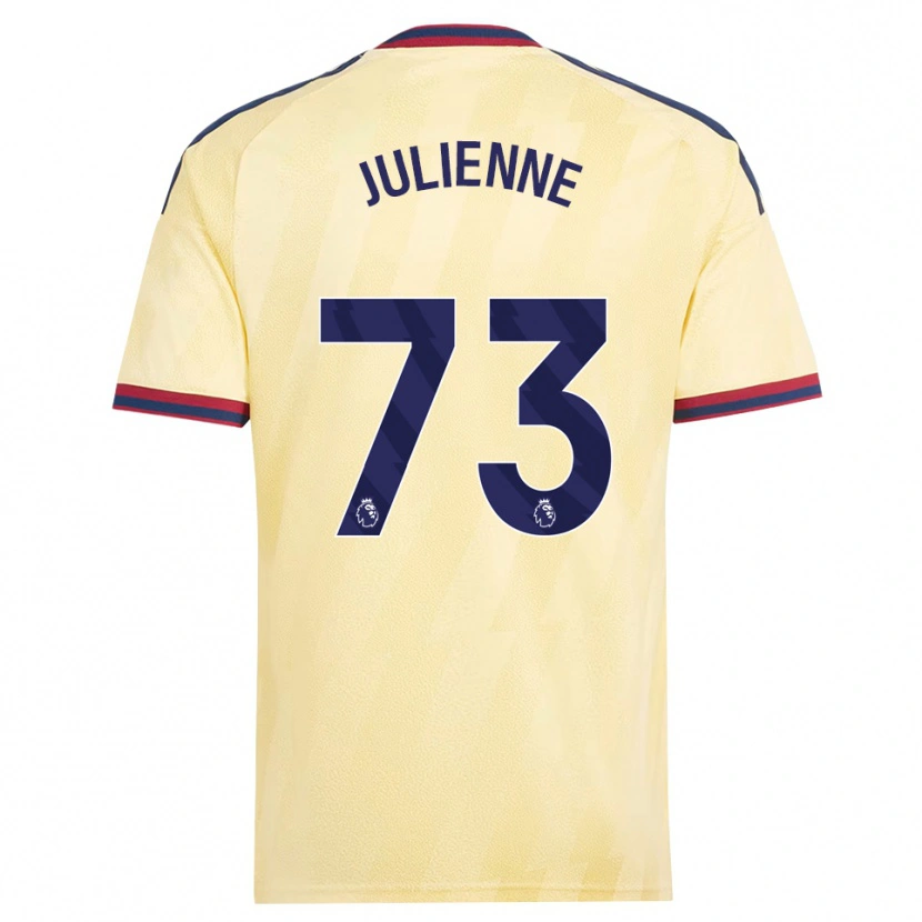 Danxen Niño Camiseta Theo Julienne #73 Amarilloclaro Azulmedianoche Equipación Tercera 2026/27 La Camisa