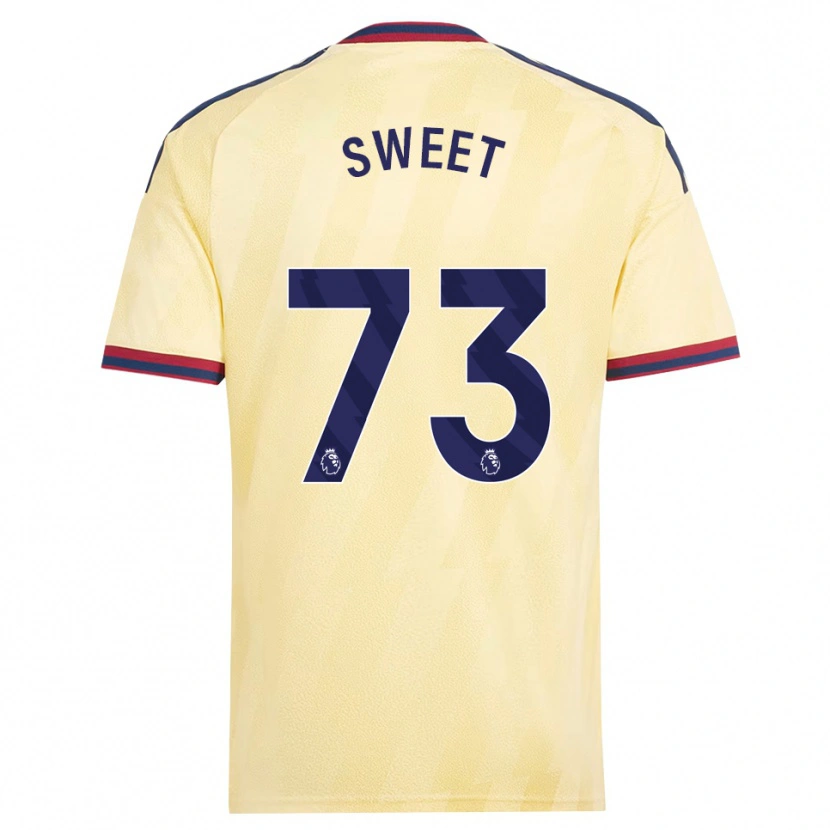 Danxen Niño Camiseta James Sweet #73 Amarilloclaro Azulmedianoche Equipación Tercera 2026/27 La Camisa