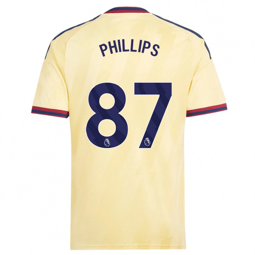 Danxen Niño Camiseta Bowen Phillips #87 Amarilloclaro Azulmedianoche Equipación Tercera 2026/27 La Camisa