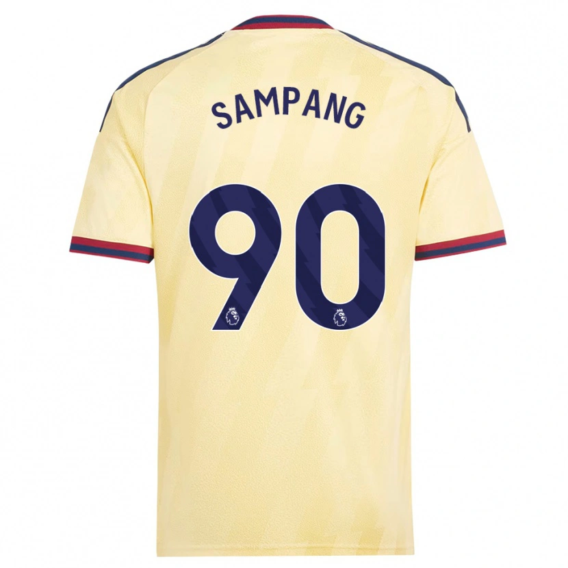 Danxen Niño Camiseta Saurap Sampang #90 Amarilloclaro Azulmedianoche Equipación Tercera 2026/27 La Camisa