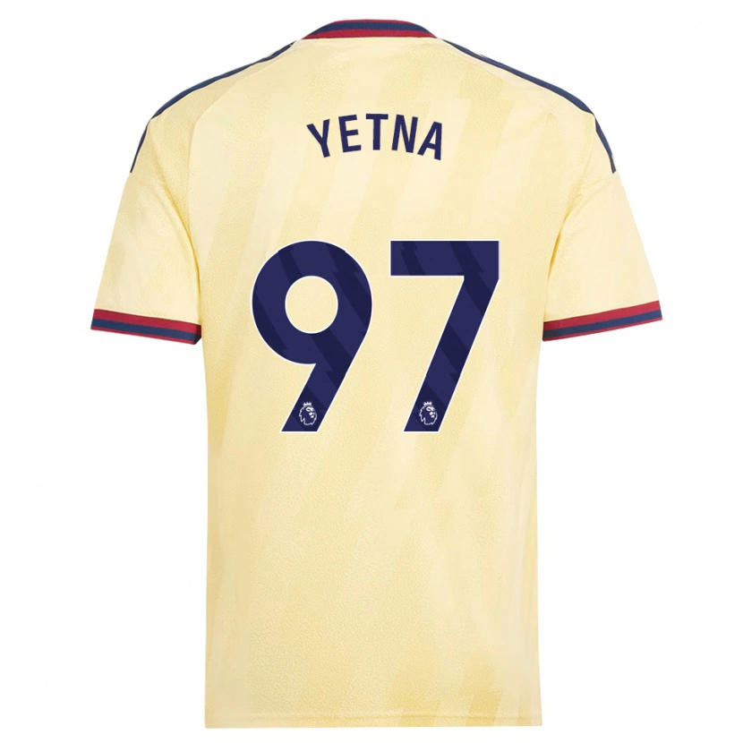 Danxen Niño Camiseta Mikael Yetna #97 Amarilloclaro Azulmedianoche Equipación Tercera 2026/27 La Camisa