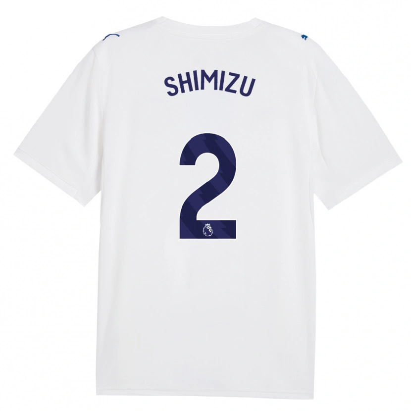 Danxen Niño Camiseta Risa Shimizu #2 Azulmarino Blanco Equipación Tercera 2026/27 La Camisa