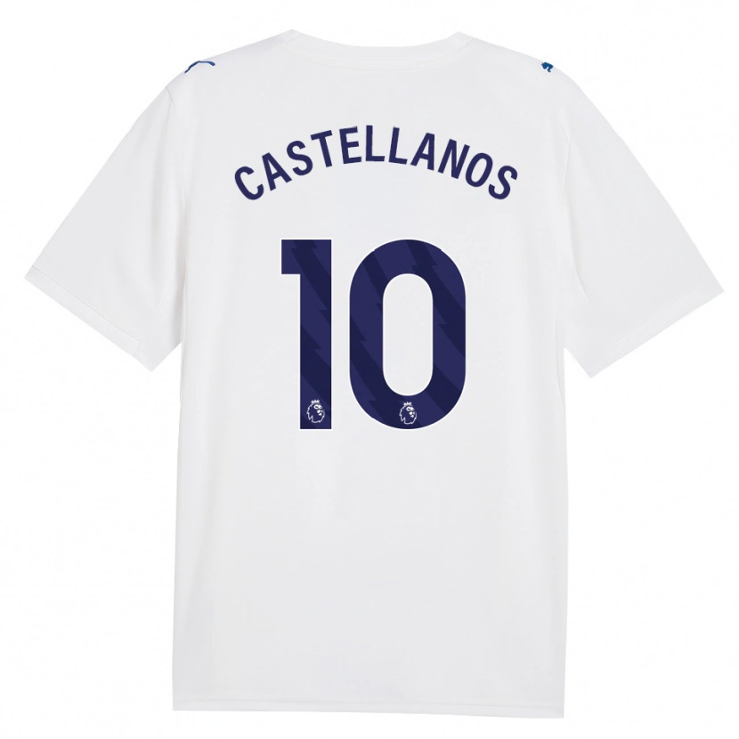 Danxen Niño Camiseta Deyna Castellanos #10 Azulmarino Blanco Equipación Tercera 2026/27 La Camisa