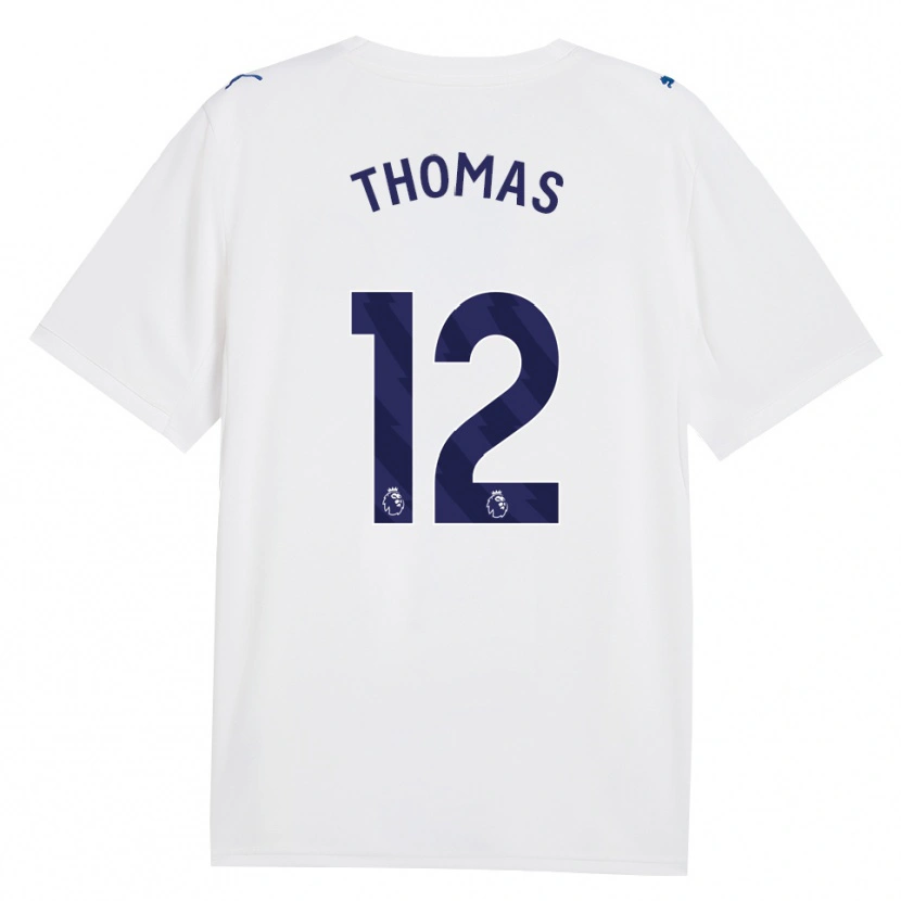 Danxen Niño Camiseta Rhys Thomas #12 Azulmarino Blanco Equipación Tercera 2026/27 La Camisa