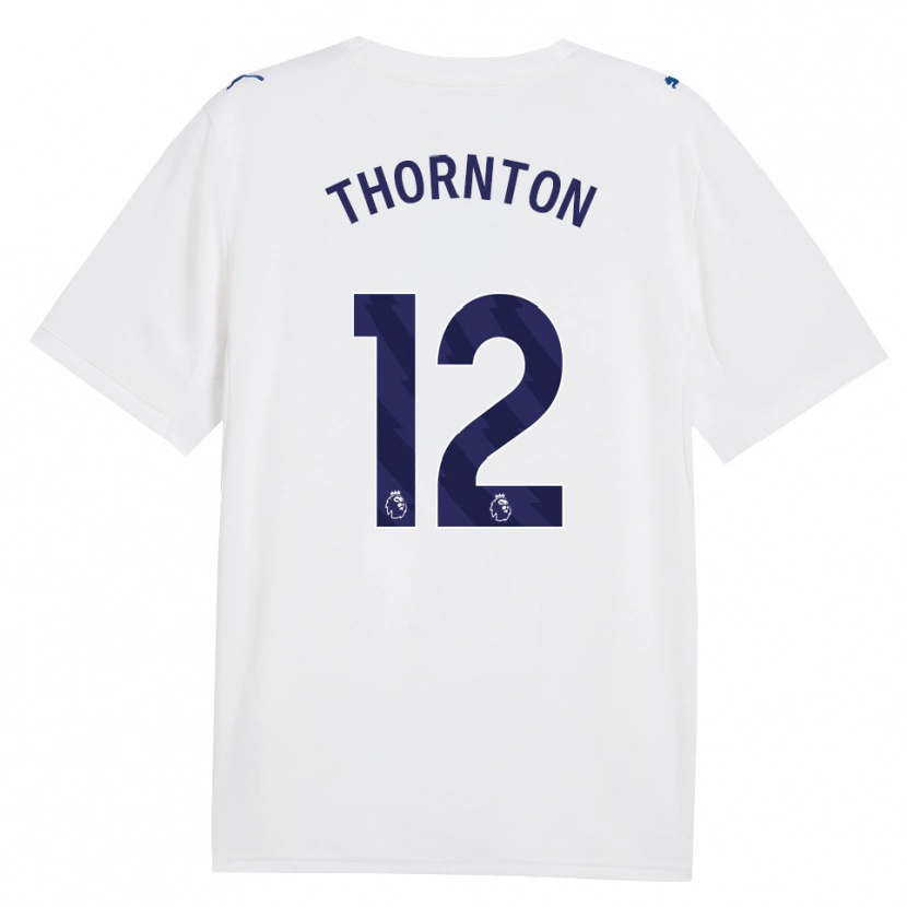 Danxen Niño Camiseta Archie Thornton #12 Azulmarino Blanco Equipación Tercera 2026/27 La Camisa