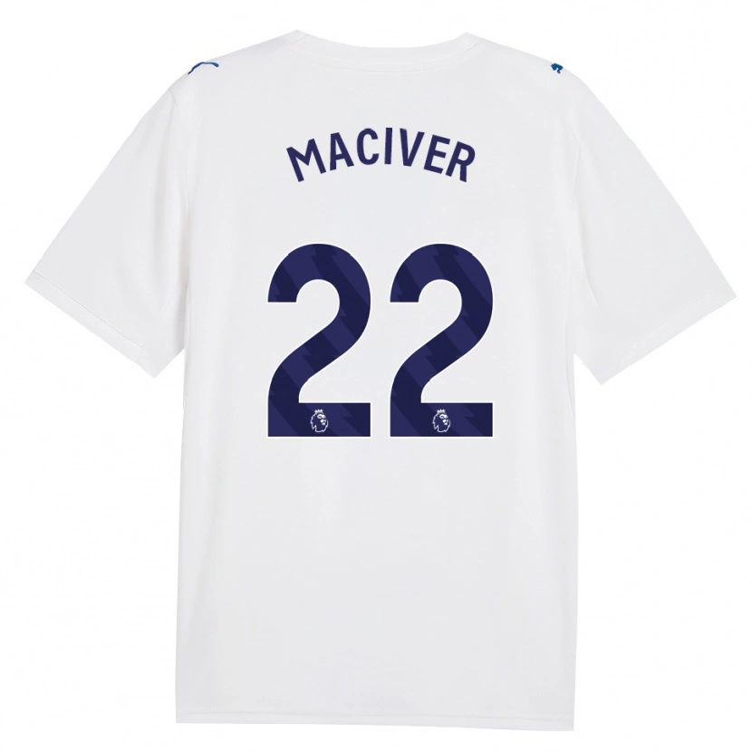 Danxen Niño Camiseta Sandy Maciver #22 Azulmarino Blanco Equipación Tercera 2026/27 La Camisa