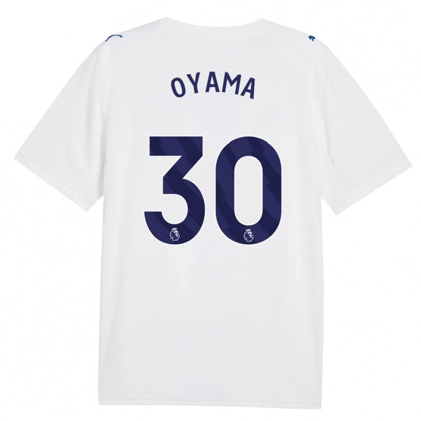 Danxen Niño Camiseta Aemu Oyama #30 Azulmarino Blanco Equipación Tercera 2026/27 La Camisa