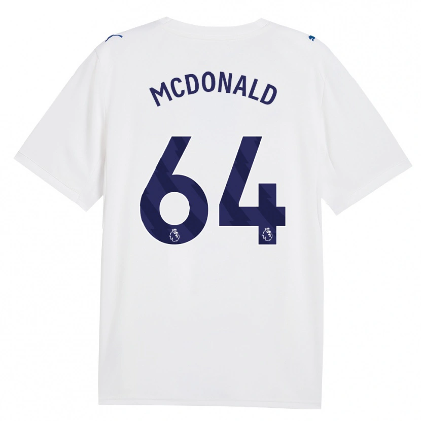 Danxen Niño Camiseta Rowan Mcdonald #64 Azulmarino Blanco Equipación Tercera 2026/27 La Camisa