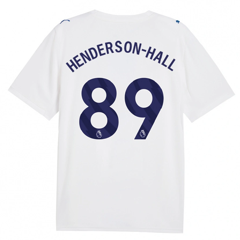 Danxen Niño Camiseta Matty Henderson-Hall #89 Azulmarino Blanco Equipación Tercera 2026/27 La Camisa
