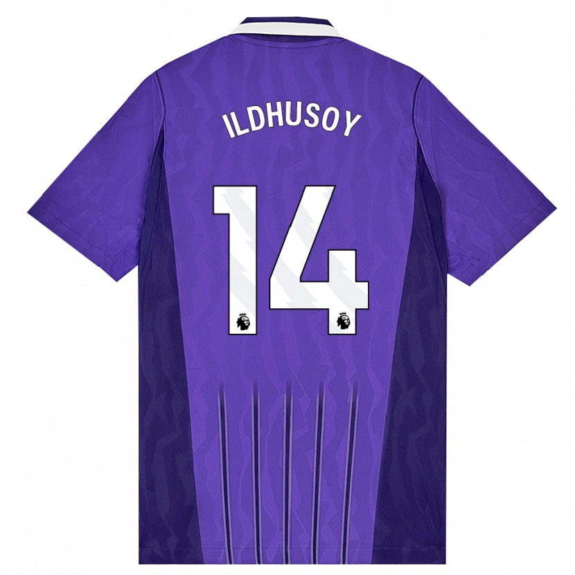 Danxen Niño Camiseta Celin Bizet Ildhusøy #14 Púrpura Blanco Equipación Tercera 2026/27 La Camisa