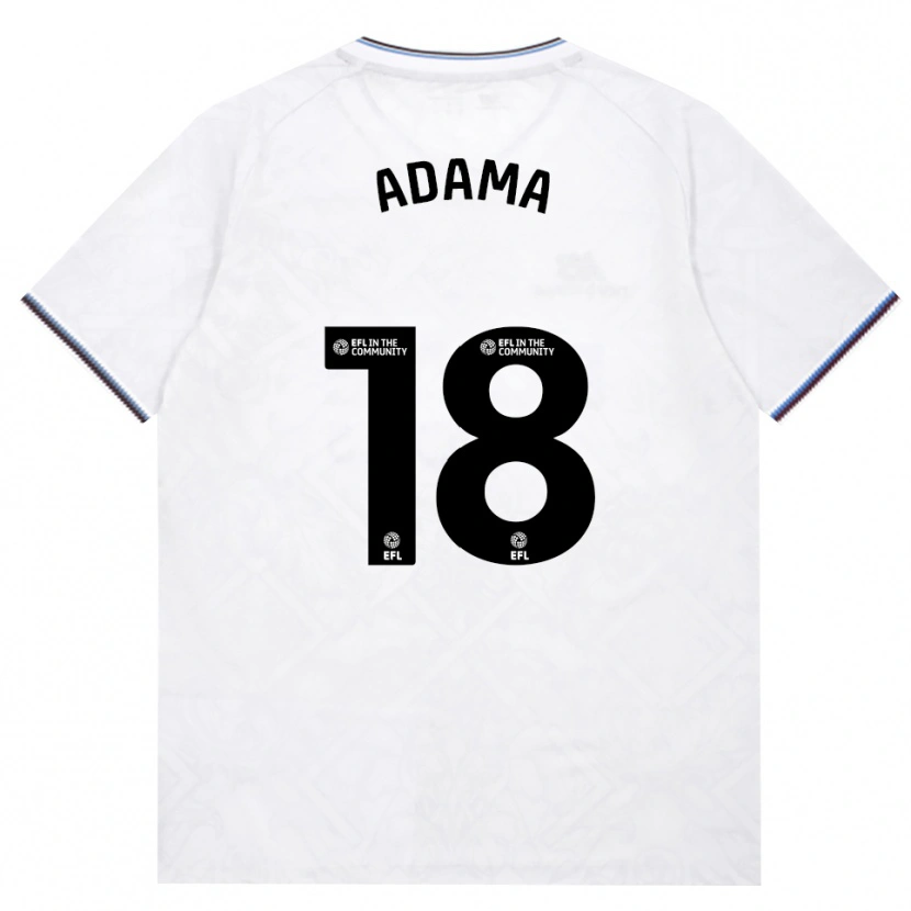 Danxen Niño Camiseta Adama Boiro #18 Borgoña Blanco 2ª Equipación 2026/27 La Camisa