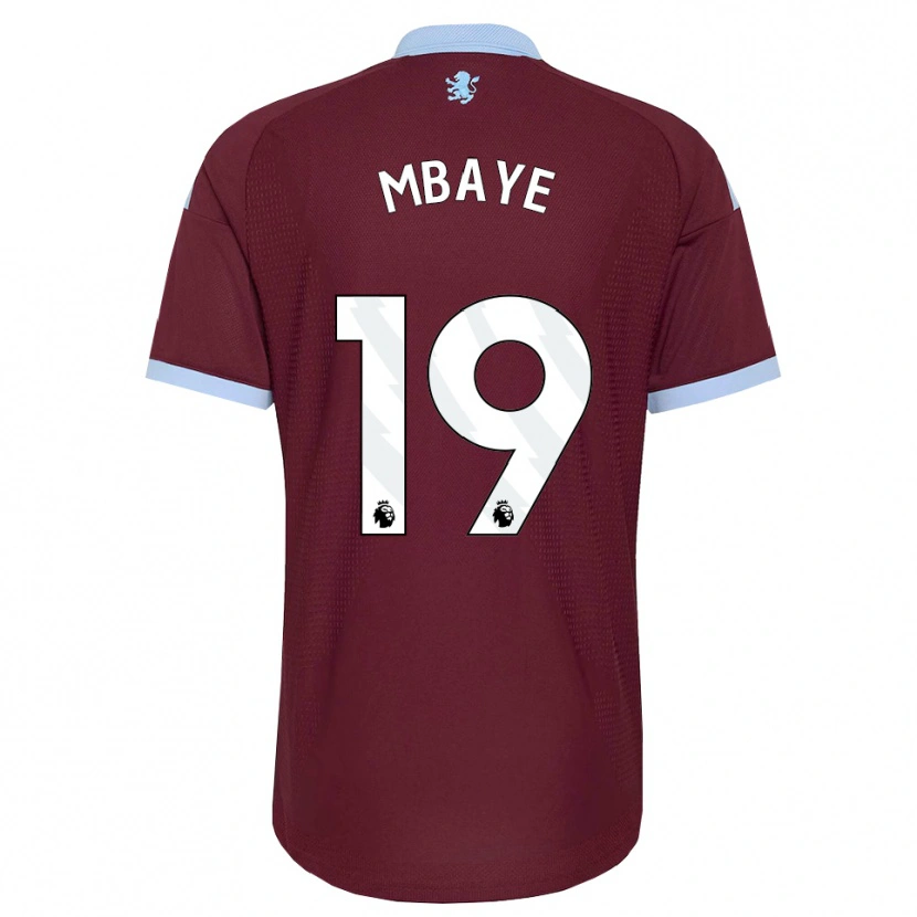 Danxen Niño Camiseta Ibrahim Mbaye #19 Azulaciano Borgoña 1ª Equipación 2026/27 La Camisa