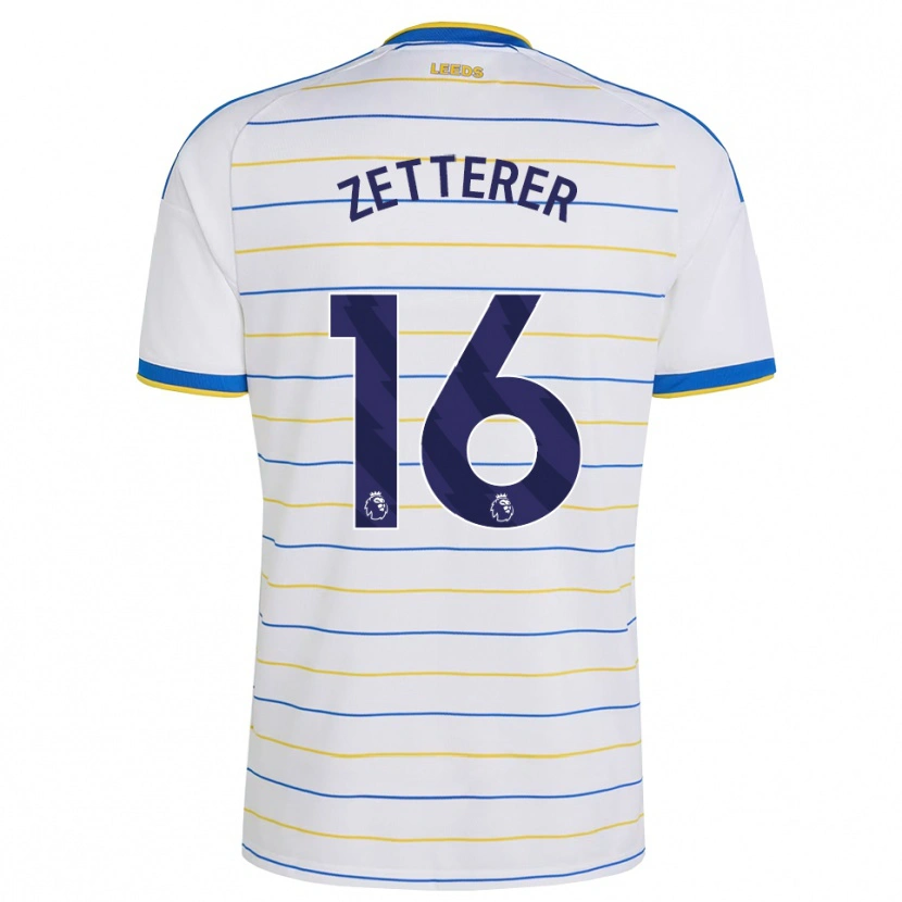 Danxen Niño Camiseta Michael Zetterer #16 Rojo Amarillo Azul 1ª Equipación 2026/27 La Camisa