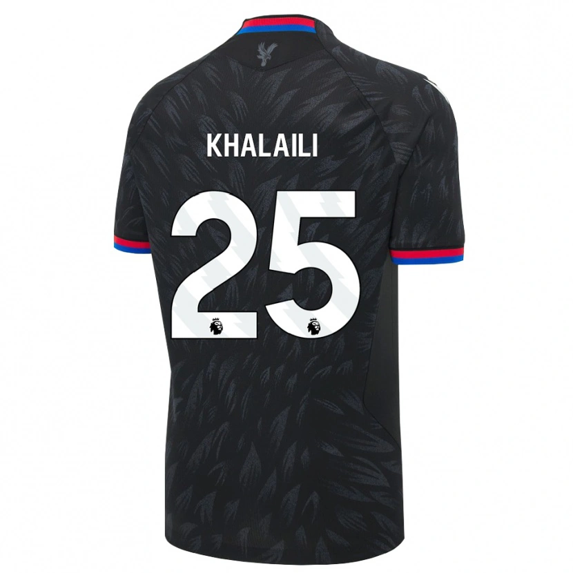 Danxen Niño Camiseta Anan Khalaili #25 Negro Azul Rojo 2ª Equipación 2026/27 La Camisa
