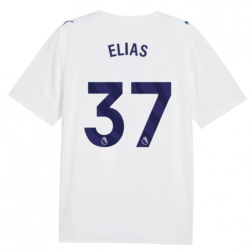 Danxen Hombre Camiseta Allan Andrade Elias #37 Azulmarino Blanco Equipación Tercera 2026/27 La Camisa