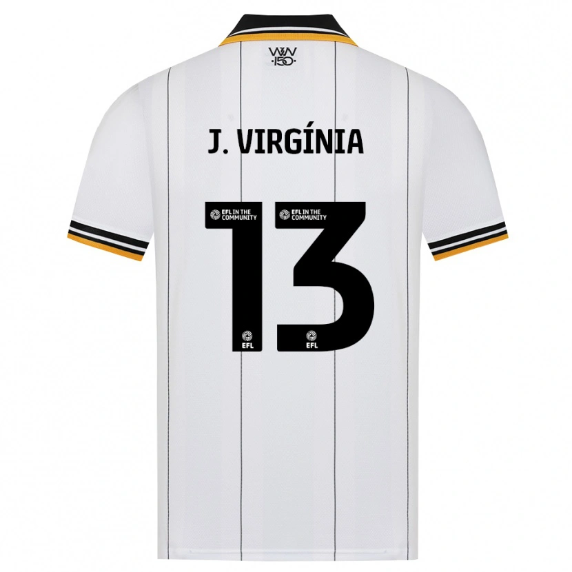 Danxen Hombre Camiseta João Virgínia #13 Naranja Blanco Negro 2ª Equipación 2026/27 La Camisa