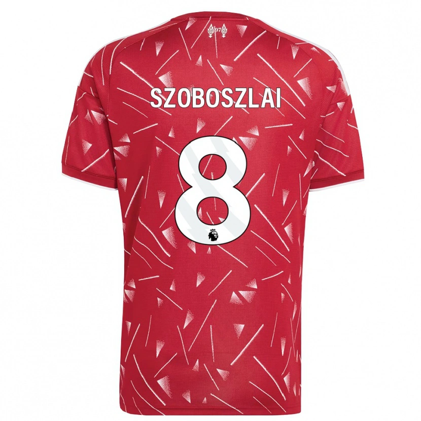 Danxen Hombre Camiseta Dominik Szoboszlai #8 Blanco Rojo 1ª Equipación 2026/27 La Camisa