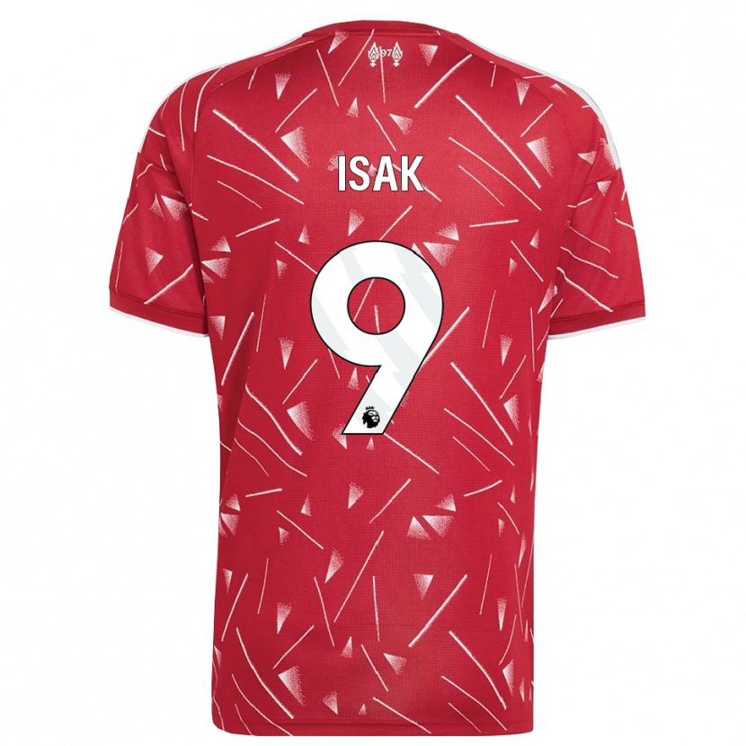 Danxen Hombre Camiseta Alexander Isak #9 Blanco Rojo 1ª Equipación 2026/27 La Camisa