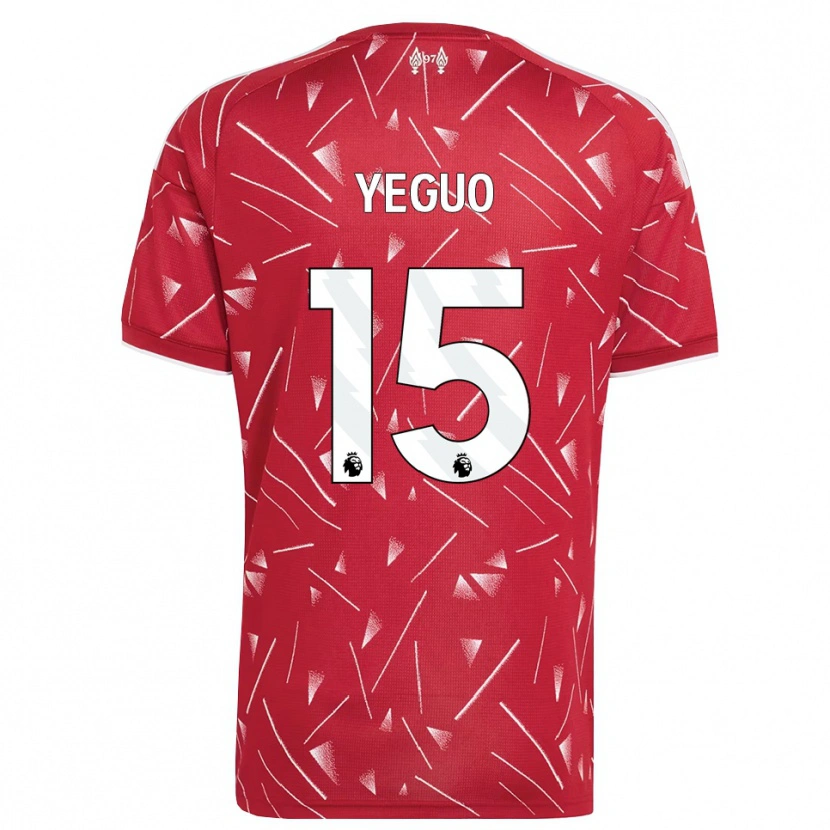 Danxen Hombre Camiseta Aj Yeguo #15 Blanco Rojo 1ª Equipación 2026/27 La Camisa