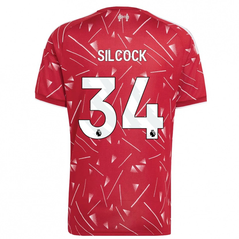 Danxen Hombre Camiseta Hannah Silcock #34 Blanco Rojo 1ª Equipación 2026/27 La Camisa
