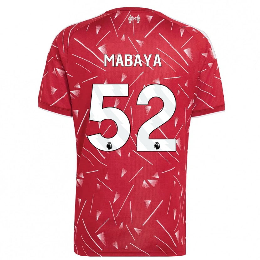 Danxen Hombre Camiseta Isaac Mabaya #52 Blanco Rojo 1ª Equipación 2026/27 La Camisa