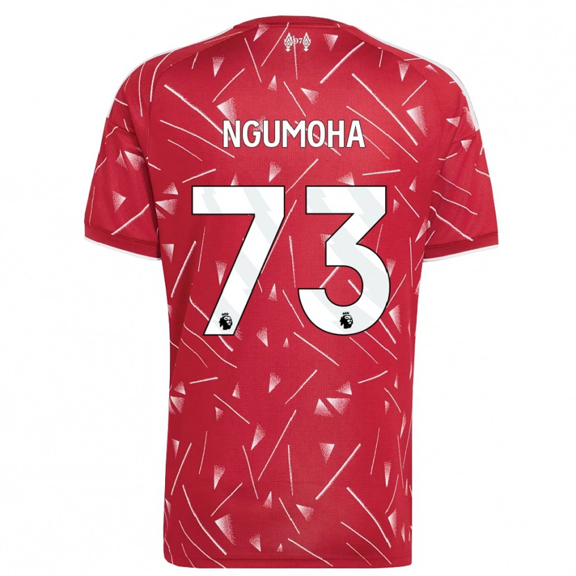 Danxen Hombre Camiseta Rio Ngumoha #73 Blanco Rojo 1ª Equipación 2026/27 La Camisa