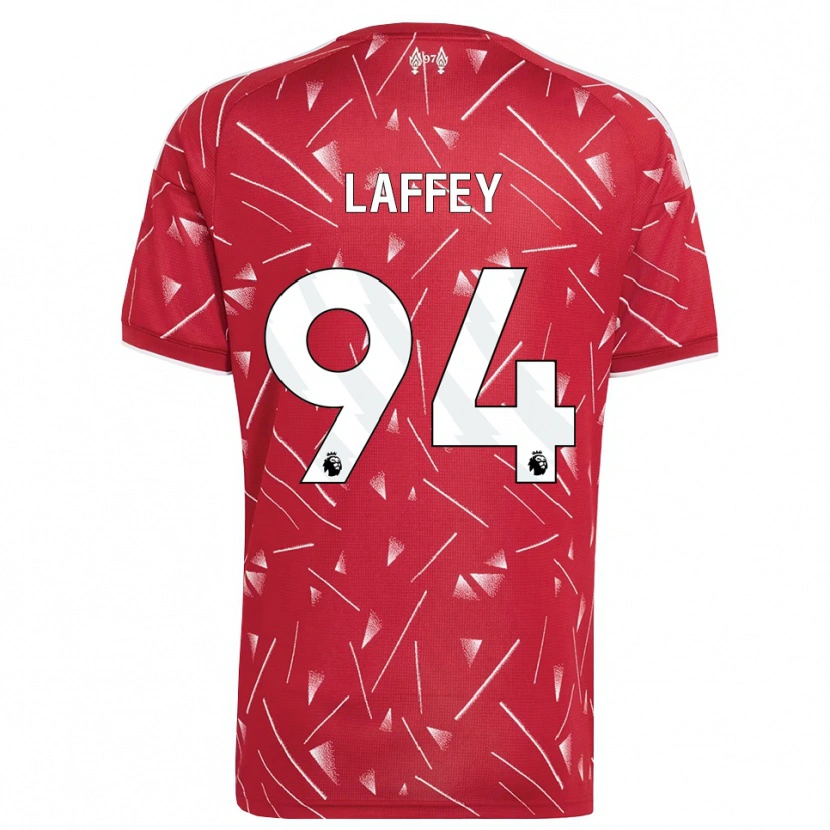 Danxen Hombre Camiseta Michael Laffey #94 Blanco Rojo 1ª Equipación 2026/27 La Camisa