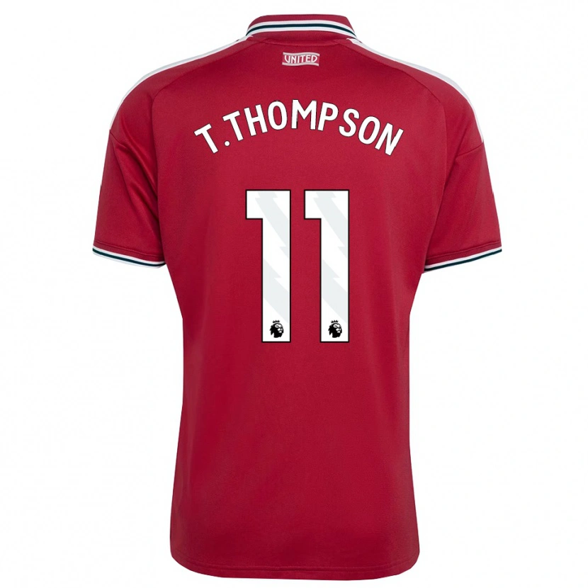 Danxen Hombre Camiseta Tynan Thompson #11 Rojo Amarillo Blanco 1ª Equipación 2026/27 La Camisa