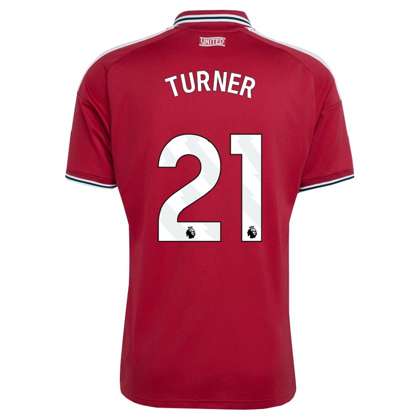 Danxen Hombre Camiseta Millie Turner #21 Rojo Amarillo Blanco 1ª Equipación 2026/27 La Camisa