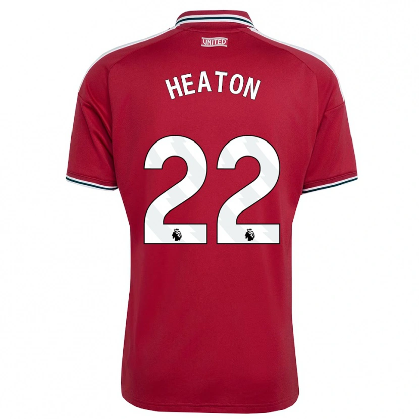 Danxen Hombre Camiseta Tom Heaton #22 Rojo Amarillo Blanco 1ª Equipación 2026/27 La Camisa