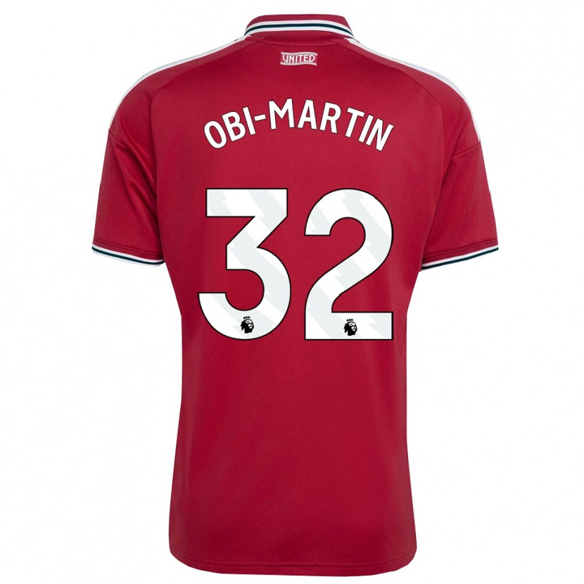 Danxen Hombre Camiseta Chido Obi #32 Rojo Amarillo Blanco 1ª Equipación 2026/27 La Camisa