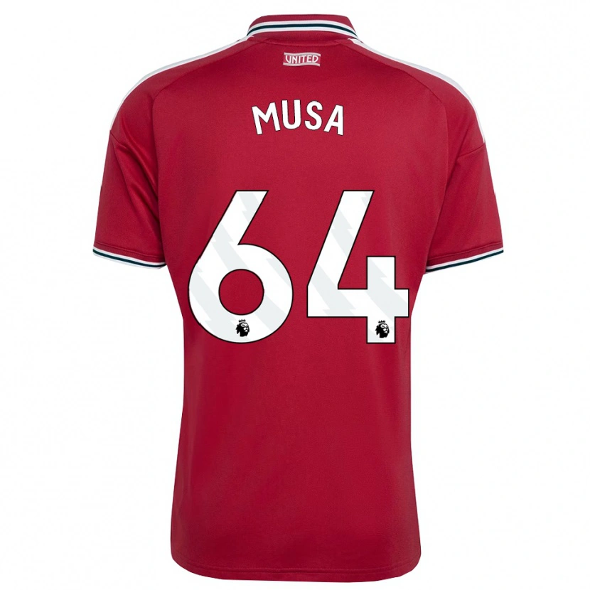 Danxen Hombre Camiseta Victor Musa #64 Rojo Amarillo Blanco 1ª Equipación 2026/27 La Camisa