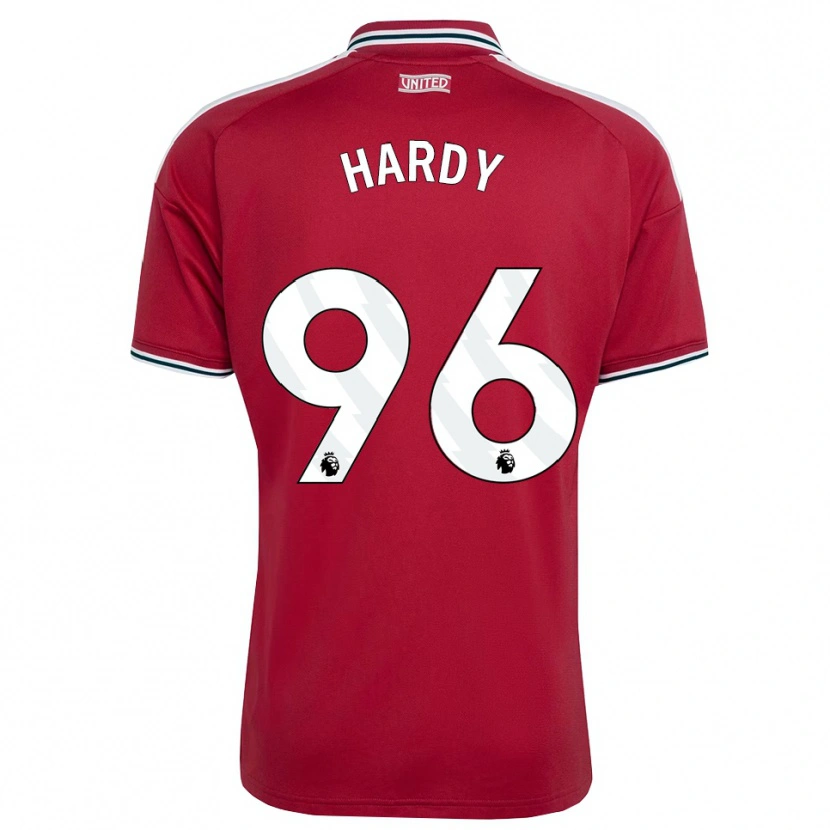 Danxen Hombre Camiseta Charlie Hardy #96 Rojo Amarillo Blanco 1ª Equipación 2026/27 La Camisa