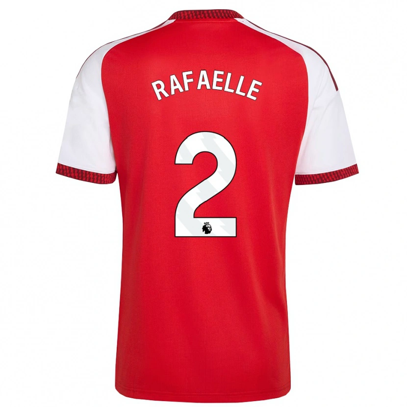 Danxen Hombre Camiseta Rafaelle Souza #2 Rojo Blanco Negro 1ª Equipación 2026/27 La Camisa