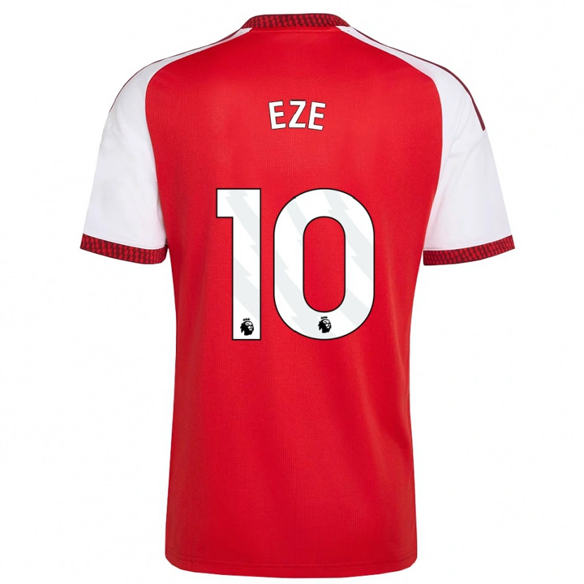 Danxen Hombre Camiseta Eberechi Eze #10 Rojo Blanco Negro 1ª Equipación 2026/27 La Camisa