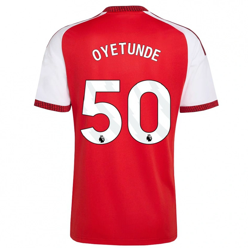 Danxen Hombre Camiseta Daniel Oyetunde #50 Rojo Blanco Negro 1ª Equipación 2026/27 La Camisa