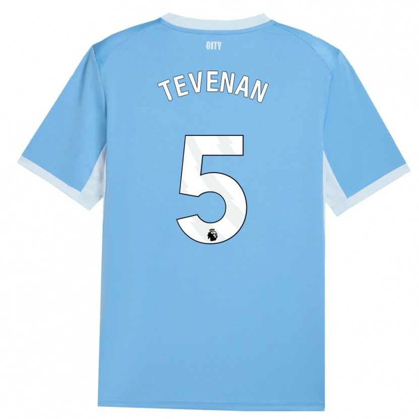 Danxen Hombre Camiseta Oliver Tevenan #5 Azulcieloclaro Blanco 1ª Equipación 2026/27 La Camisa