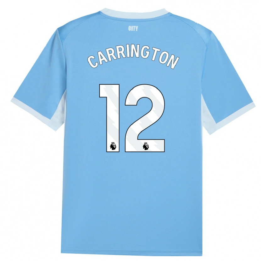 Danxen Hombre Camiseta Theo Carrington #12 Azulcieloclaro Blanco 1ª Equipación 2026/27 La Camisa