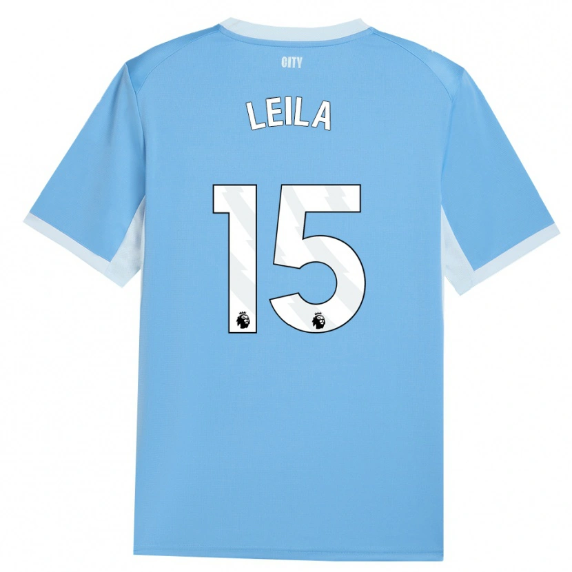 Danxen Hombre Camiseta Leila Ouahabi #15 Azulcieloclaro Blanco 1ª Equipación 2026/27 La Camisa