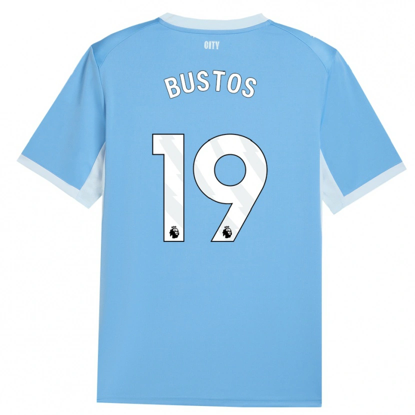 Danxen Hombre Camiseta Nahuel Bustos #19 Azulcieloclaro Blanco 1ª Equipación 2026/27 La Camisa