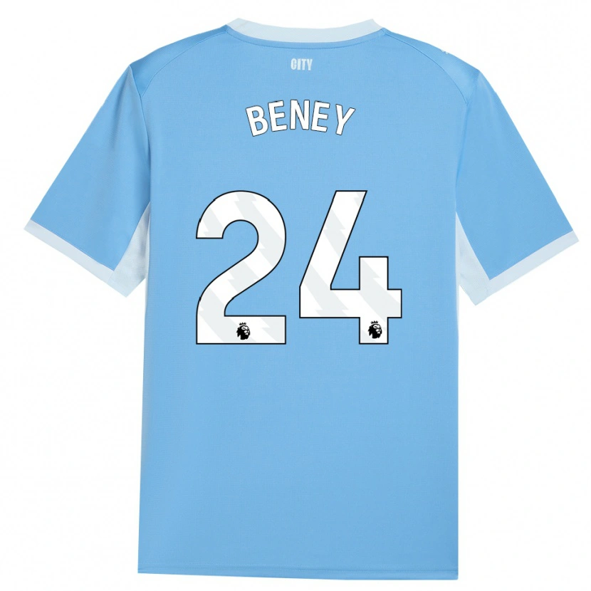 Danxen Hombre Camiseta Iman Beney #24 Azulcieloclaro Blanco 1ª Equipación 2026/27 La Camisa