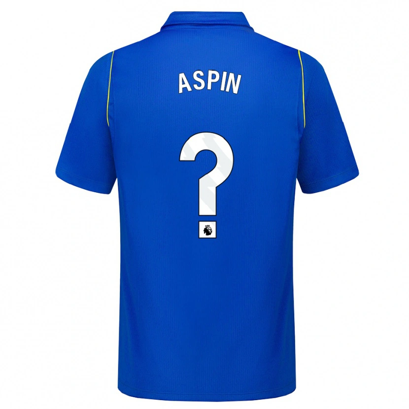 Danxen Hombre Camiseta Brooke Aspin #0 Azul Amarillo 1ª Equipación 2026/27 La Camisa