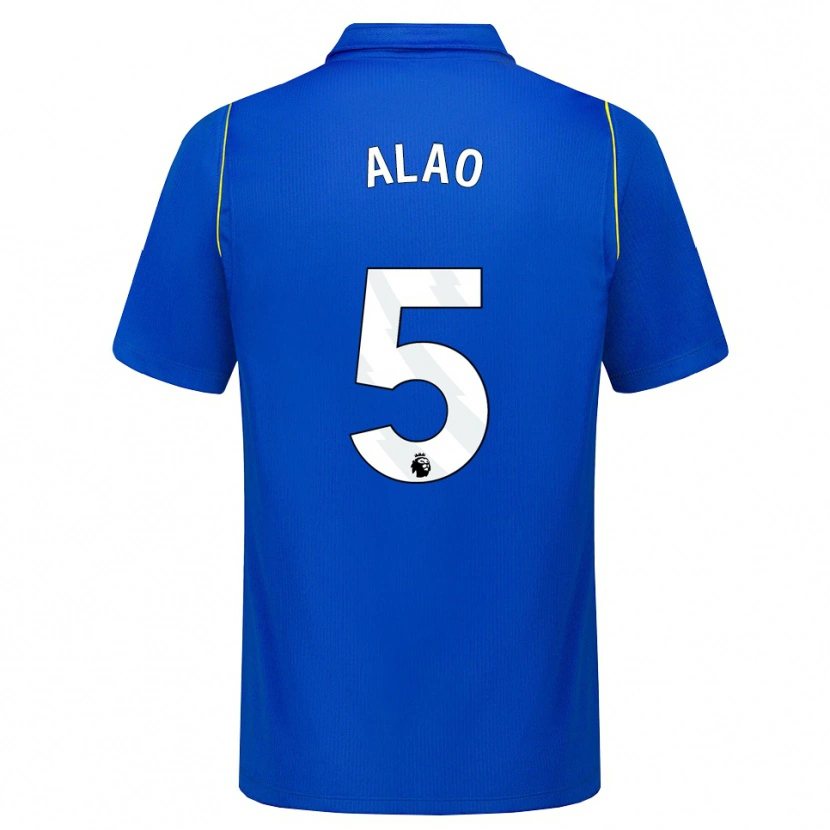 Danxen Hombre Camiseta Yisa Alao #5 Azul Amarillo 1ª Equipación 2026/27 La Camisa