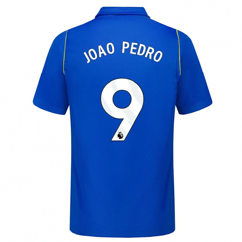 Danxen Hombre Camiseta João Pedro #9 Azul Amarillo 1ª Equipación 2026/27 La Camisa